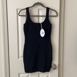 NWT Princess Polly Gracie Knit Mini Dress - black